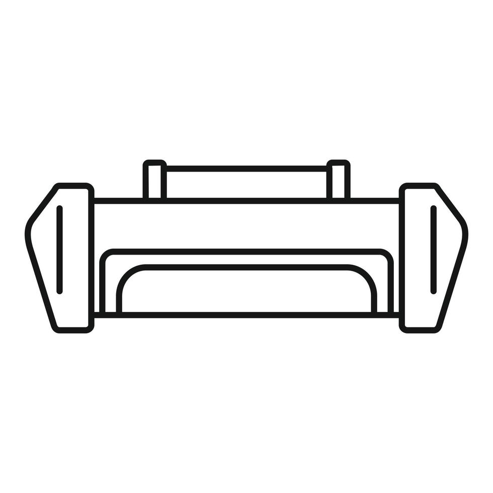 Service cartridge icon, outline style vector