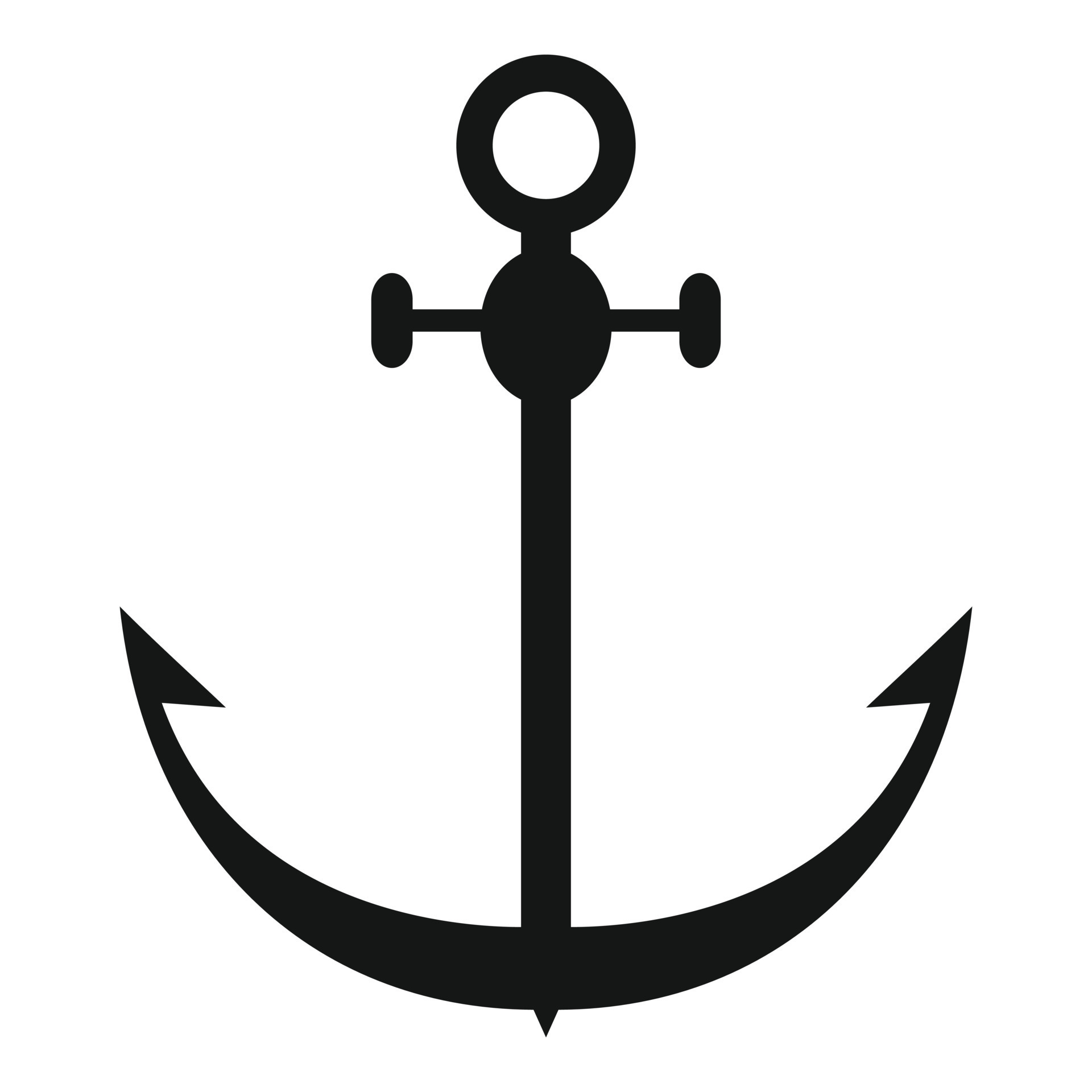 Heavy anchor icon, simple style 14544773 Vector Art at Vecteezy