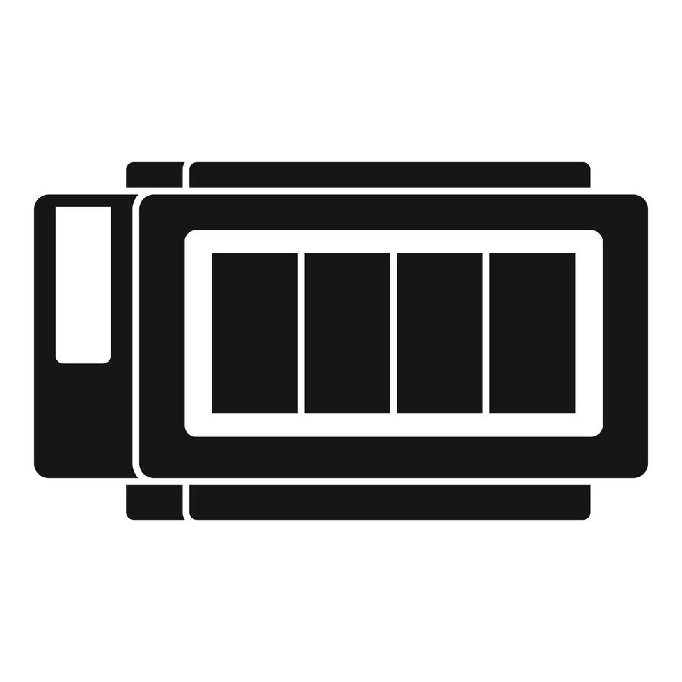 Cartridge accessory icon, simple style vector