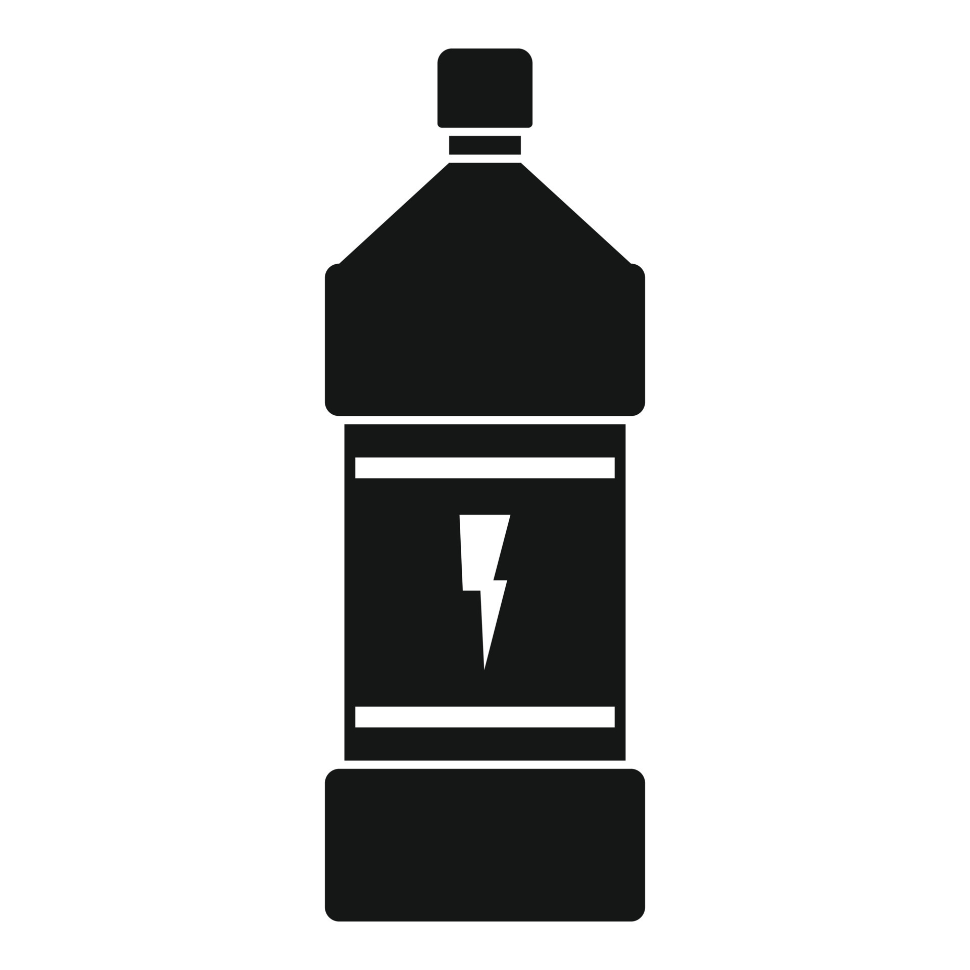 Soft energy drink bottle icon, simple style 14545233 Vector Art at Vecteezy
