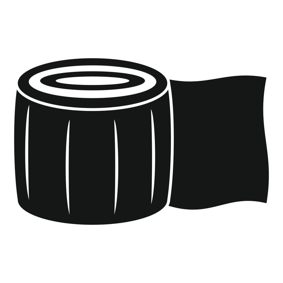 Sport bandage icon, simple style vector