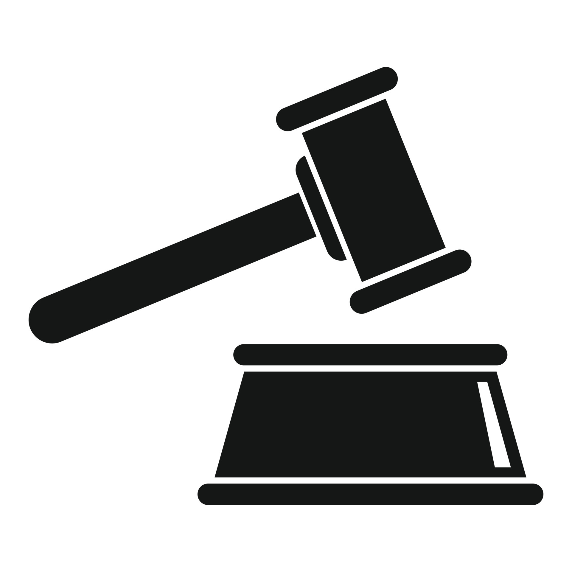 Judge gavel icon, simple style 14545368 Vector Art at Vecteezy