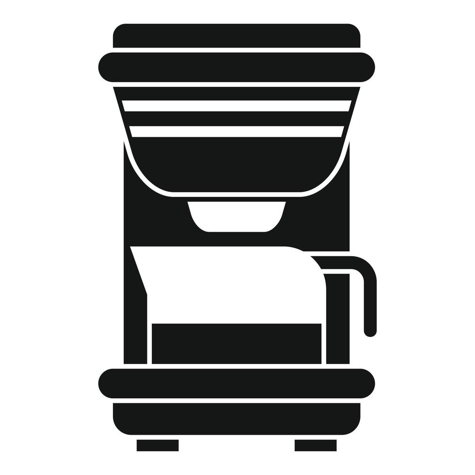 Coffee machine maker icon, simple style vector