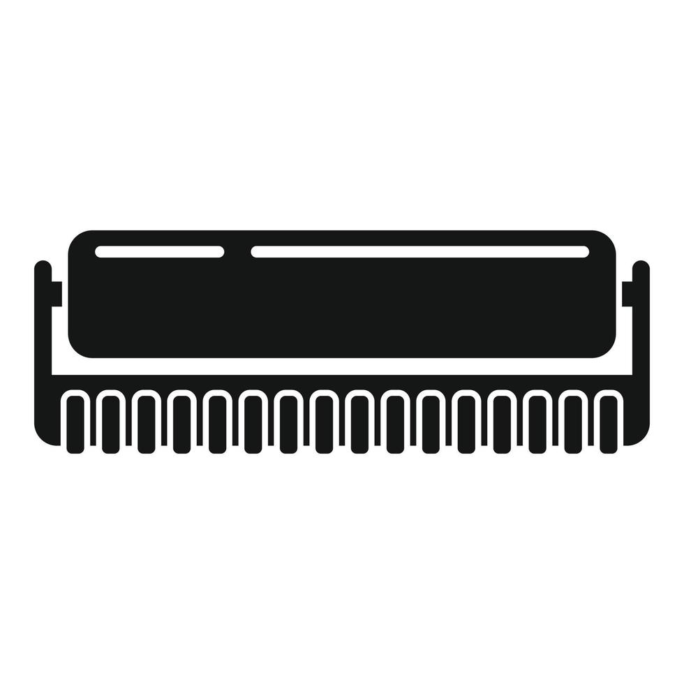 Roll toner icon, simple style vector