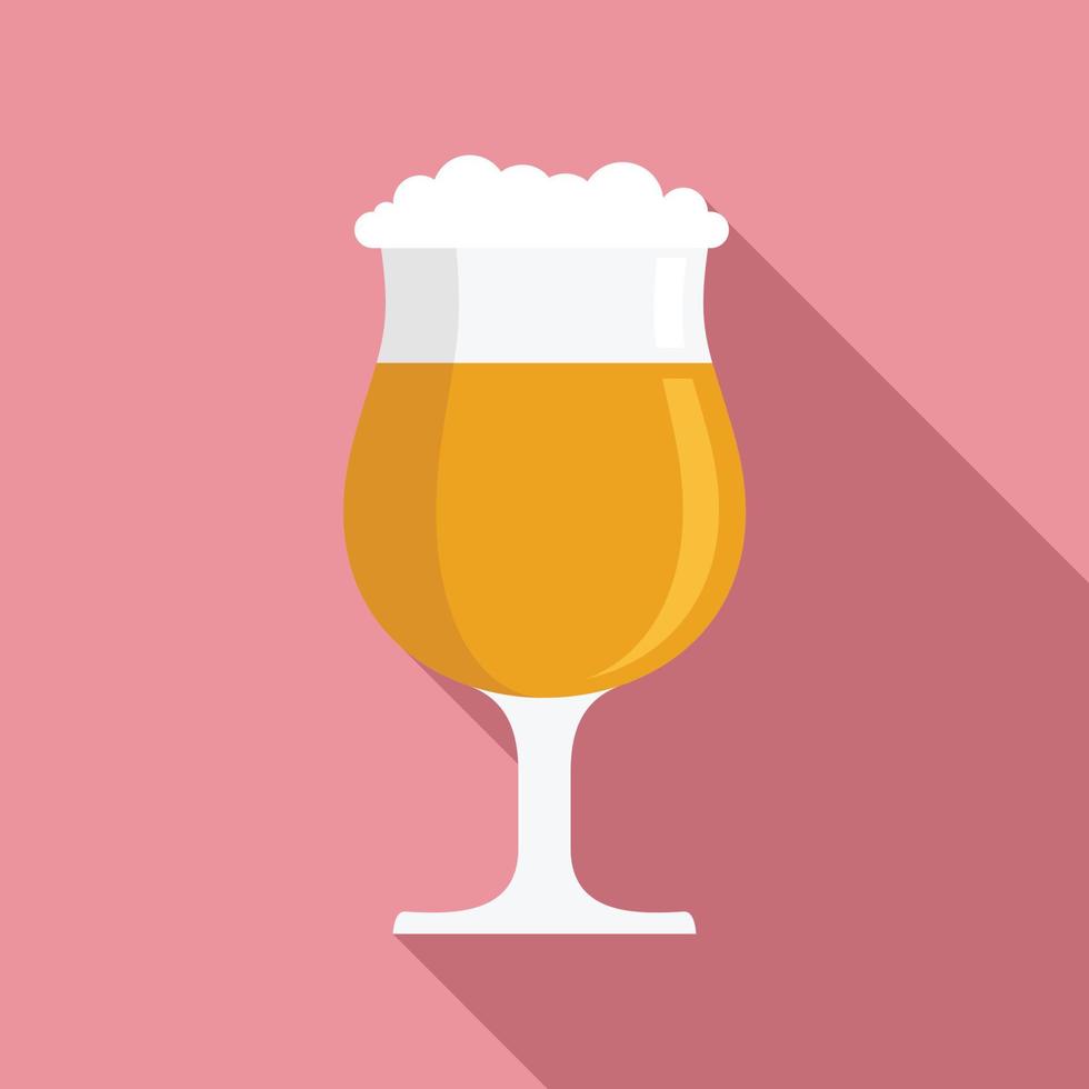 Swiss beer icon, flat style vector