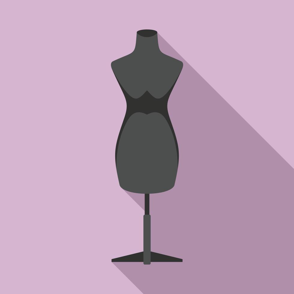 Mannequin icon, flat style vector