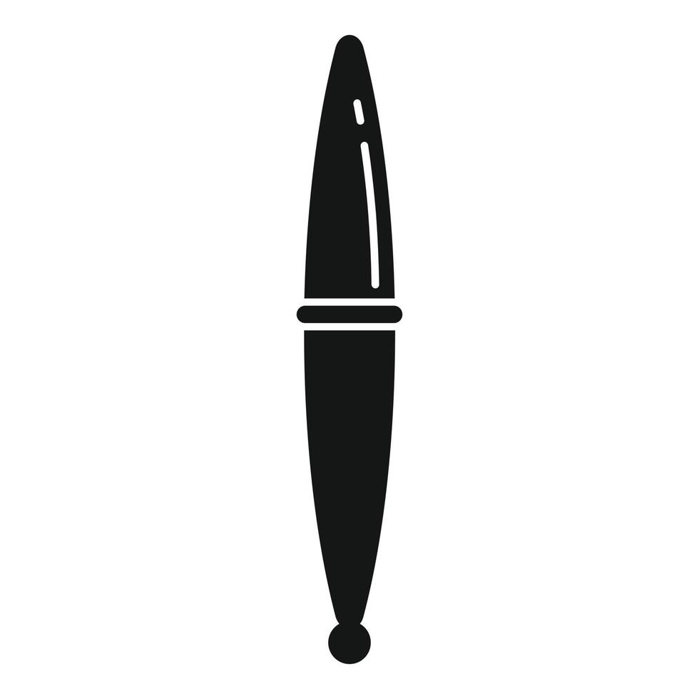 Bobber hook icon, simple style vector