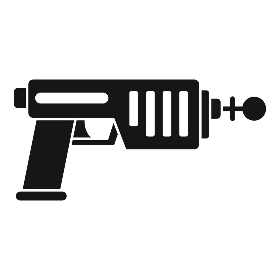 Blaster icon, simple style vector