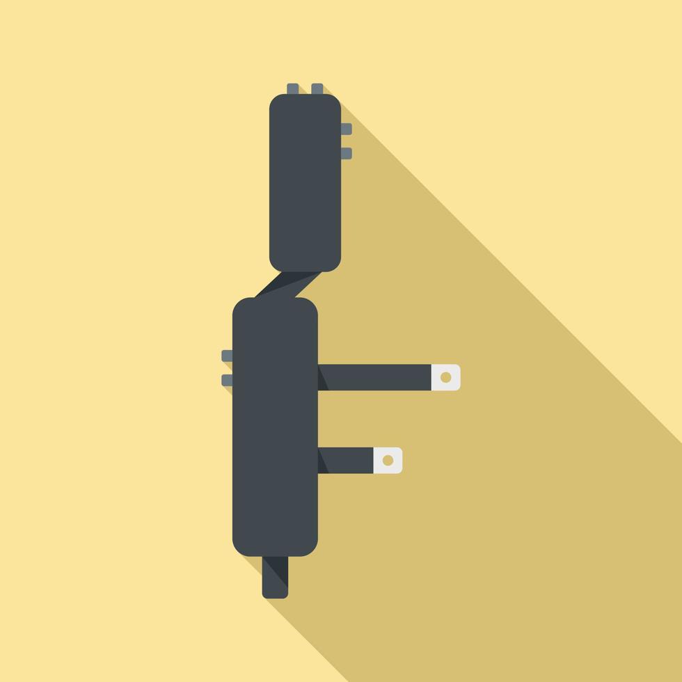 Phone repair piece icon, flat style vector