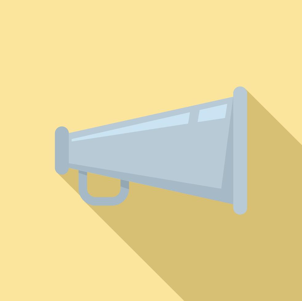 Megaphone icon, flat style vector