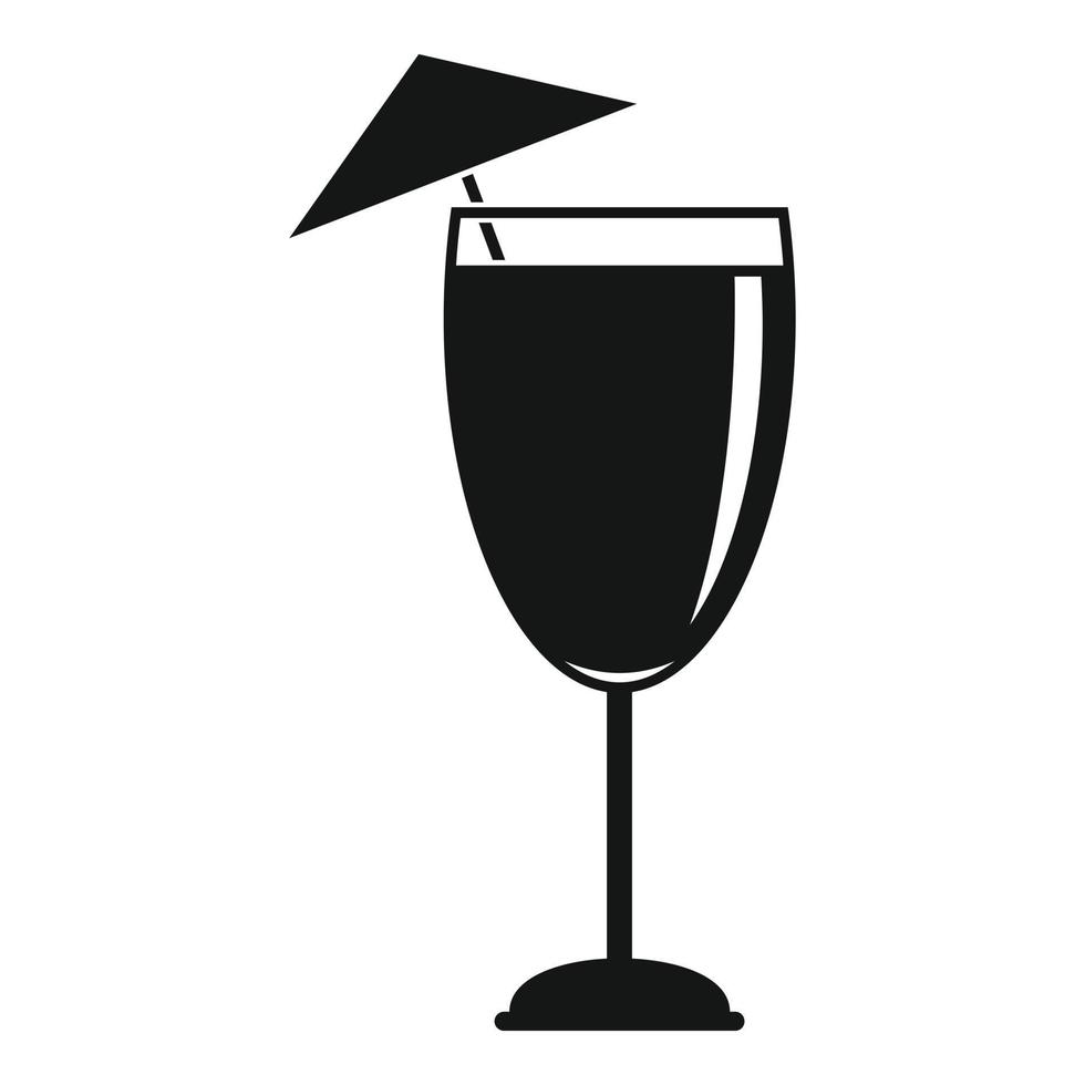 Cocktail umbrella icon, simple style 14549261 Vector Art at Vecteezy