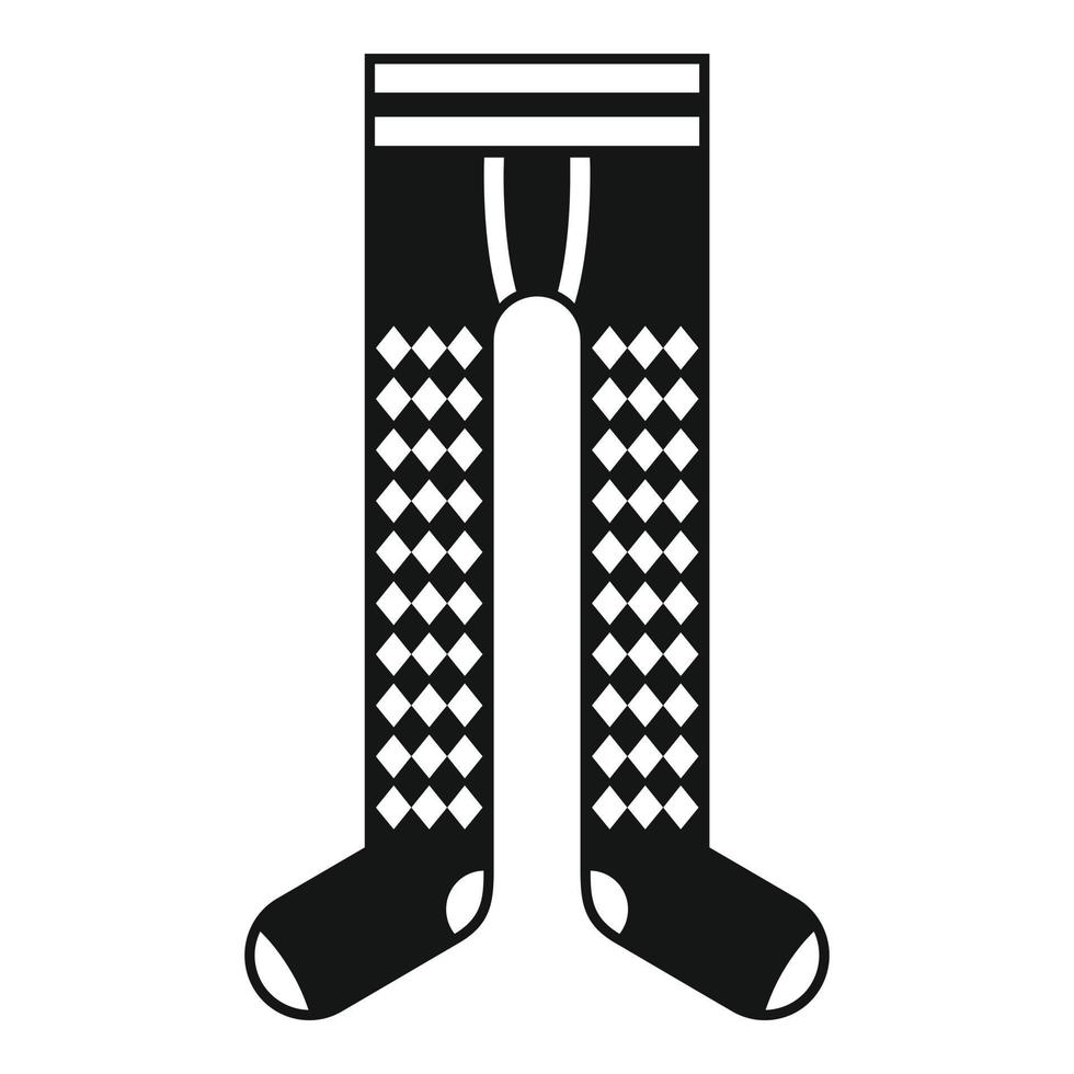 Kid tights icon, simple style vector