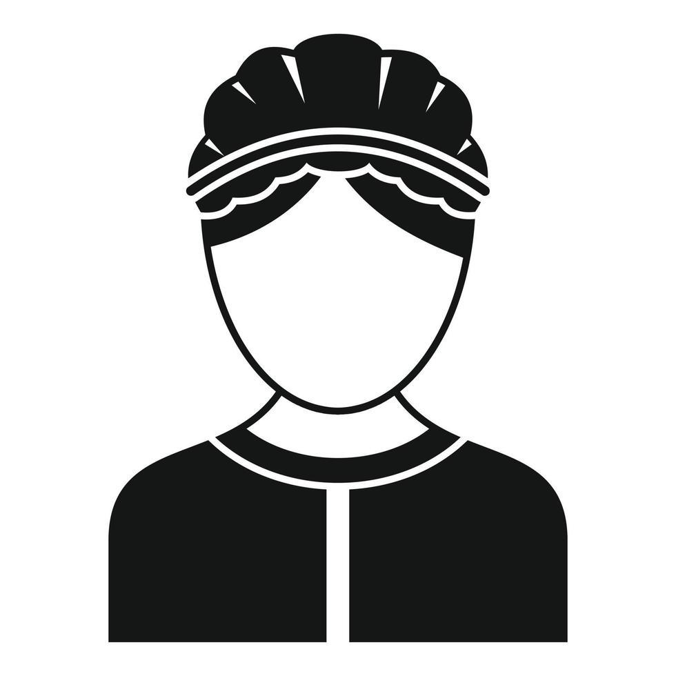 Care nurse icon, simple style vector