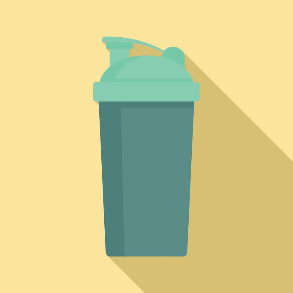 Sport shaker icon, flat style vector