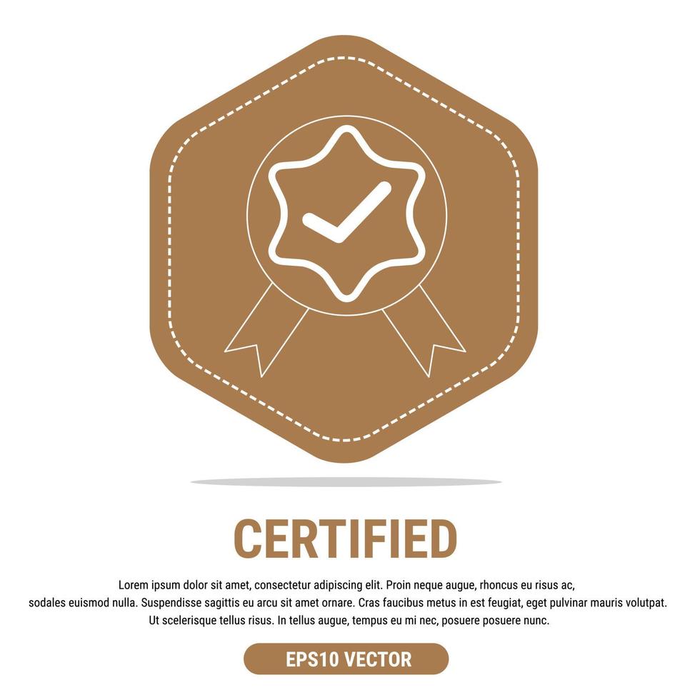 Bail or medal thin line icon. minimal concept of consumer control or guarantee symbol. flat stroke trend modern difference win logotype graphic design simple lineart element on background.Eps10 Vector