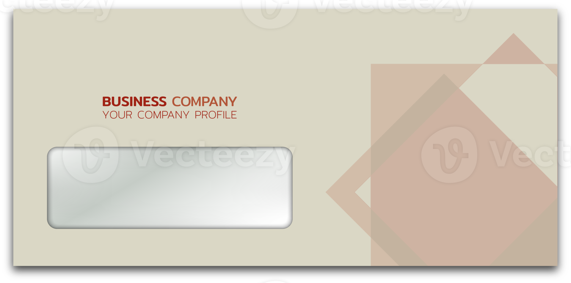 Professional business stationery items set earth tone vintage color styles png illustration