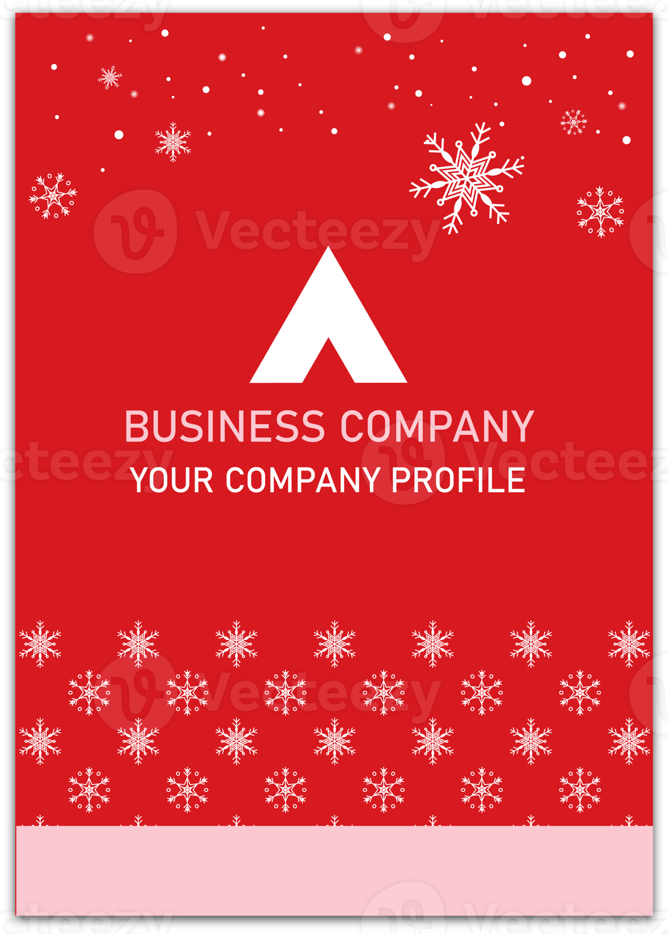 Professional business stationery items christmas template color styles
