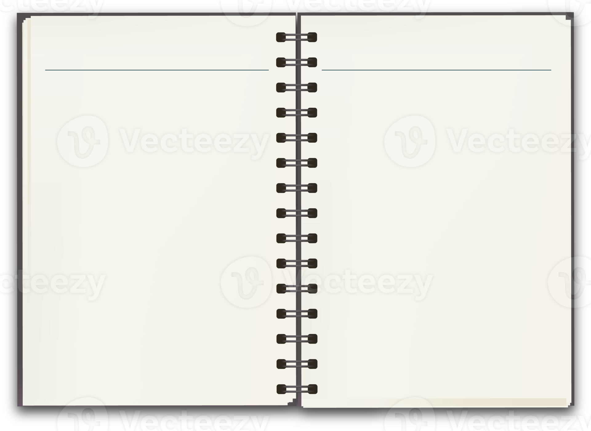 Professional business stationery items set earth tone vintage color