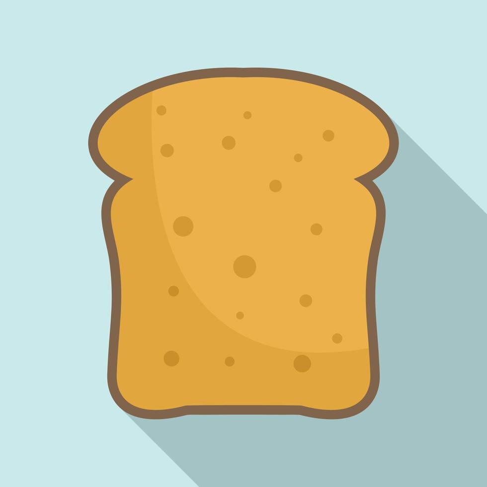 icono de tostadas francesas, tipo plano vector