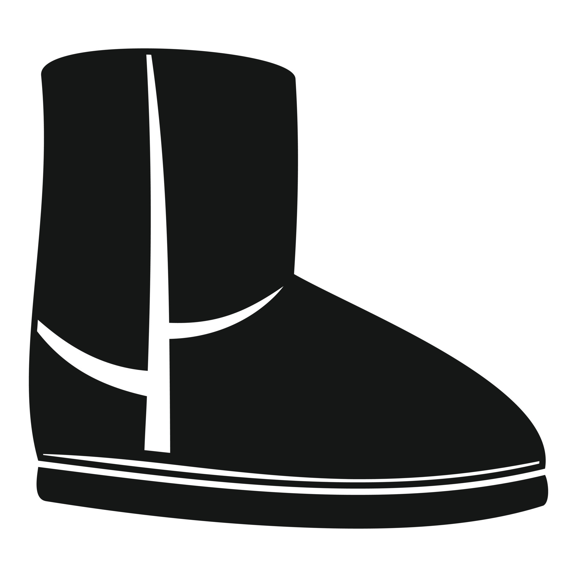 Casual ugg boot icon, simple style 14549752 Vector Art at Vecteezy