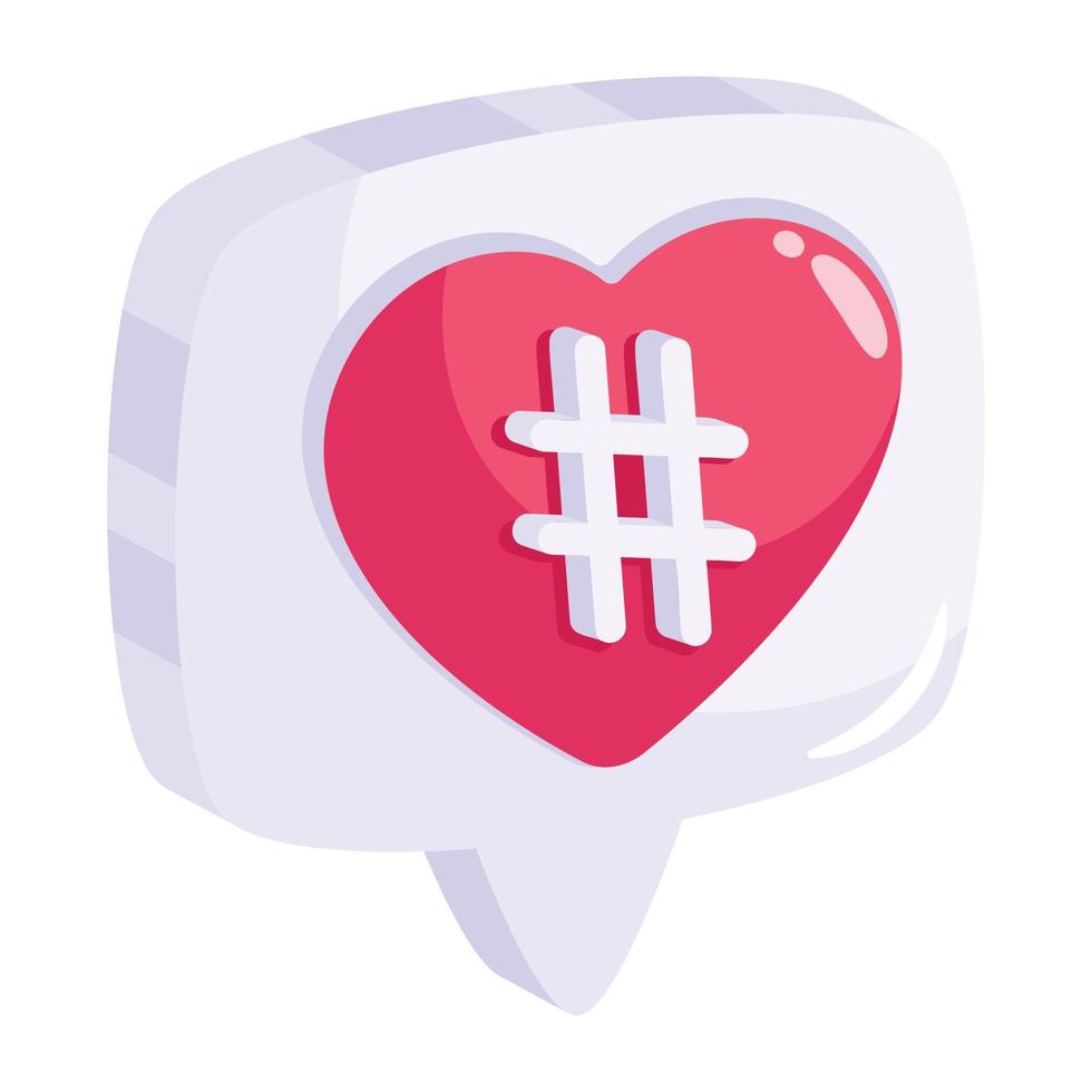 Premium 2d icon of charity message vector