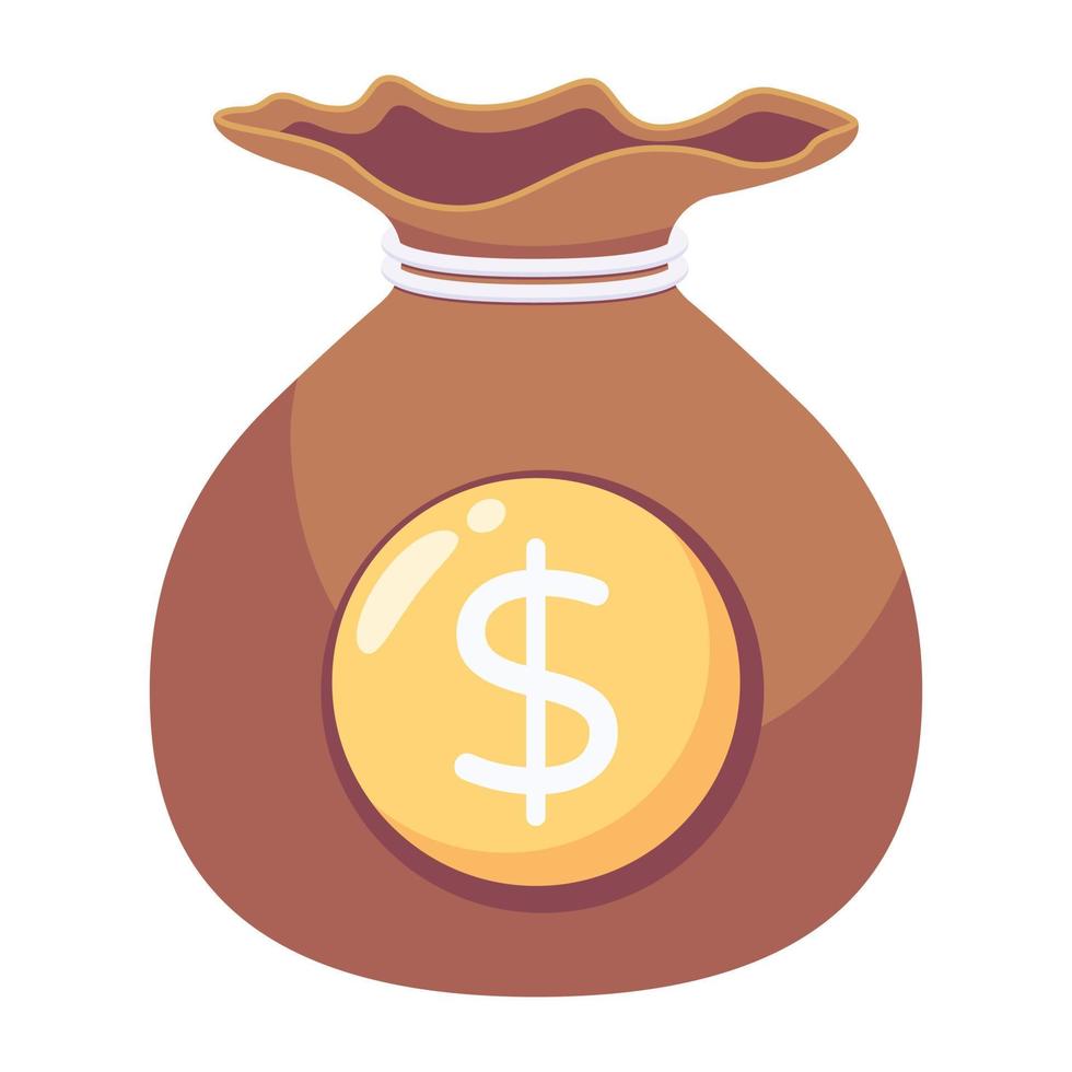 A scalable 2d icon of donate money vector