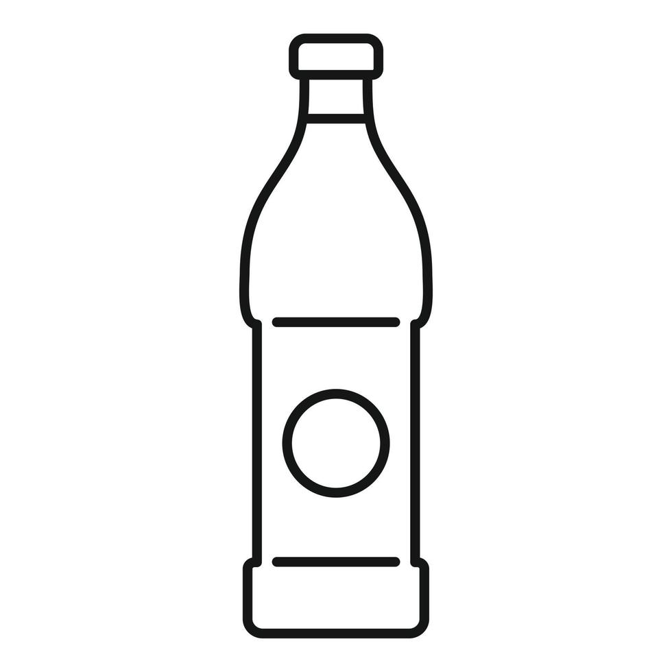 Soda beverage icon, outline style vector