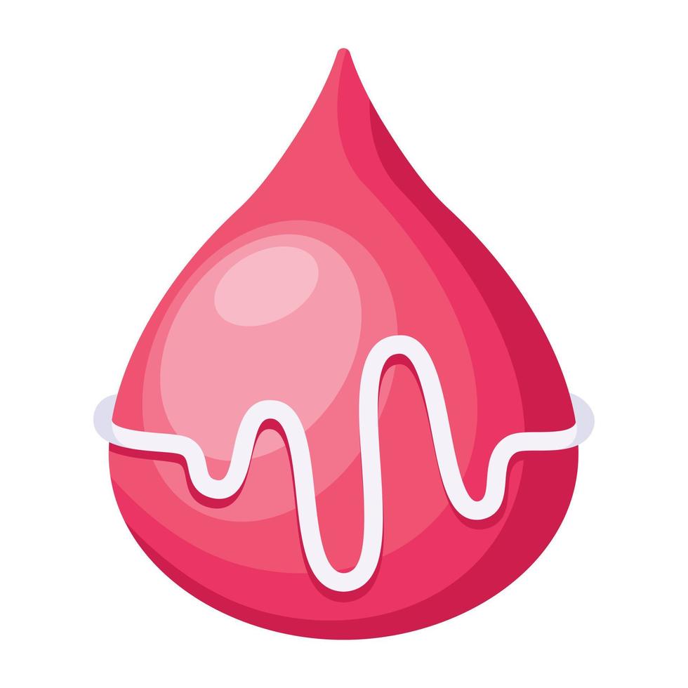 Premium 2d icon of blood aid vector