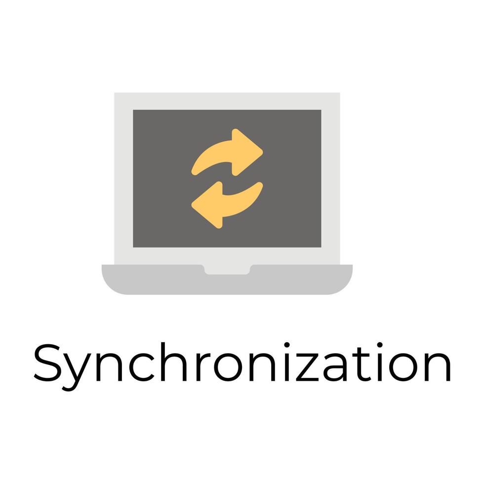Trendy Synchronization Concepts vector