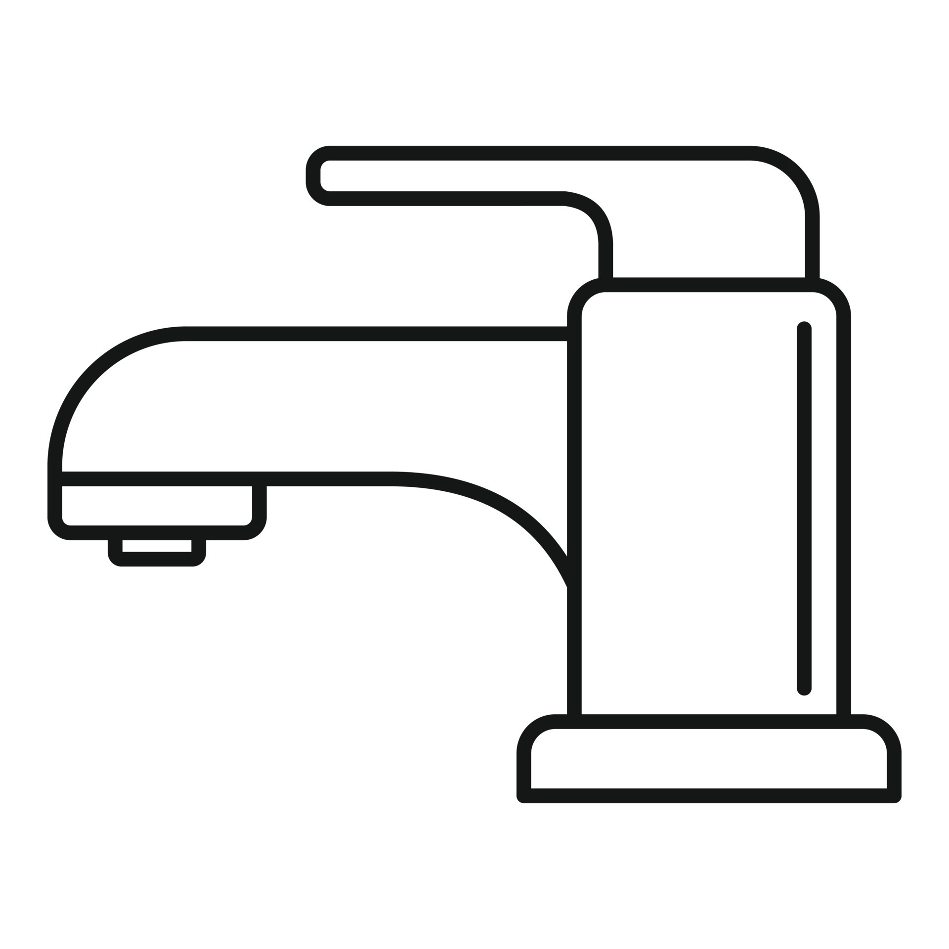 Kitchen faucet icon, outline style 14550184 Vector Art at Vecteezy