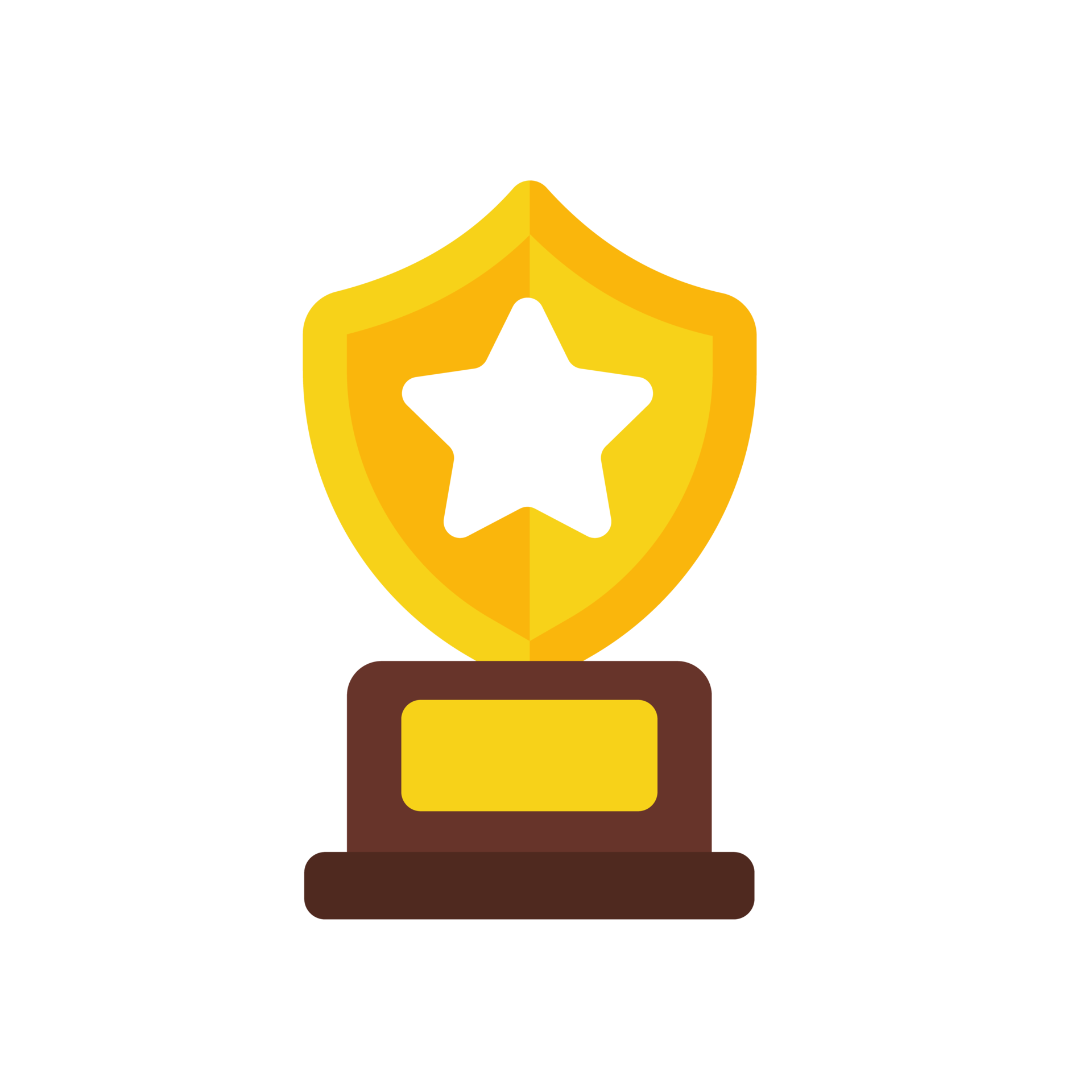 Golden yellow trophy icon For the winner of a sports event 14550306 PNG