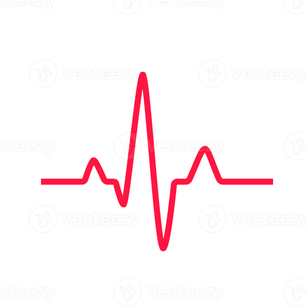 Heartbeat graph Concept of helping patients and exercising for health. png