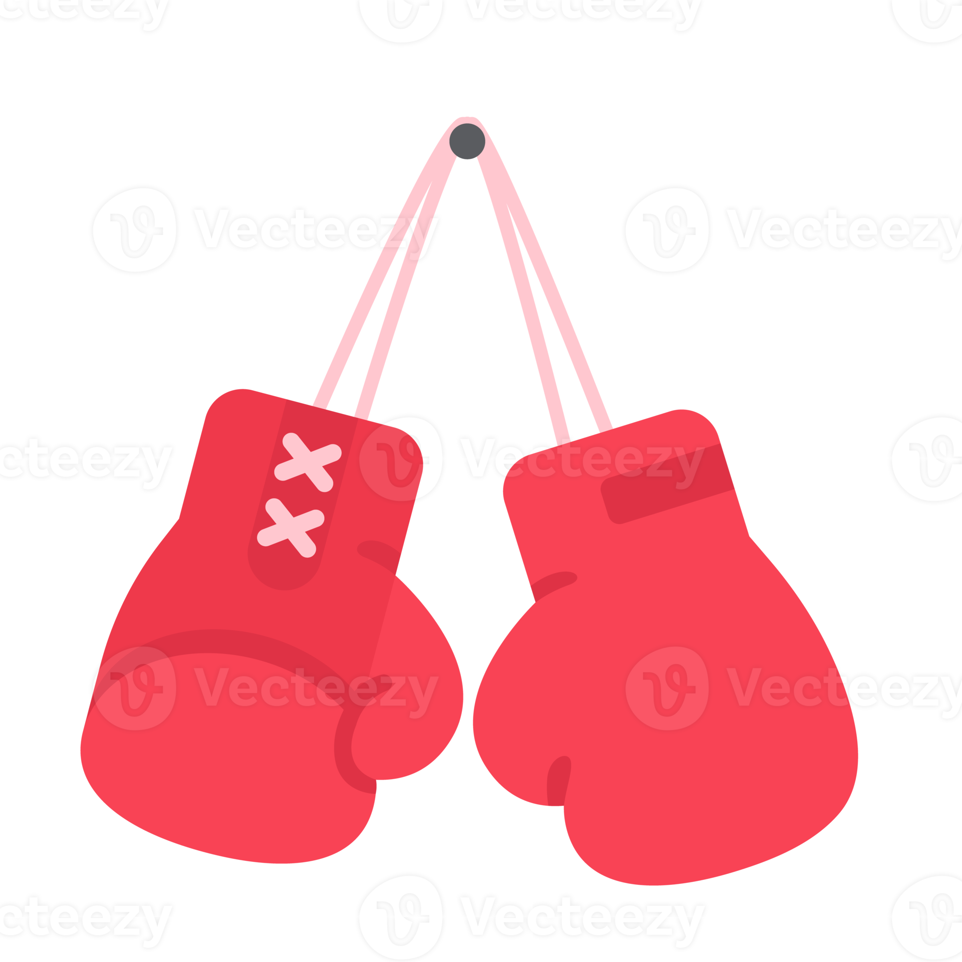 Boxing gloves. Fighting sports competition. 14550607 PNG