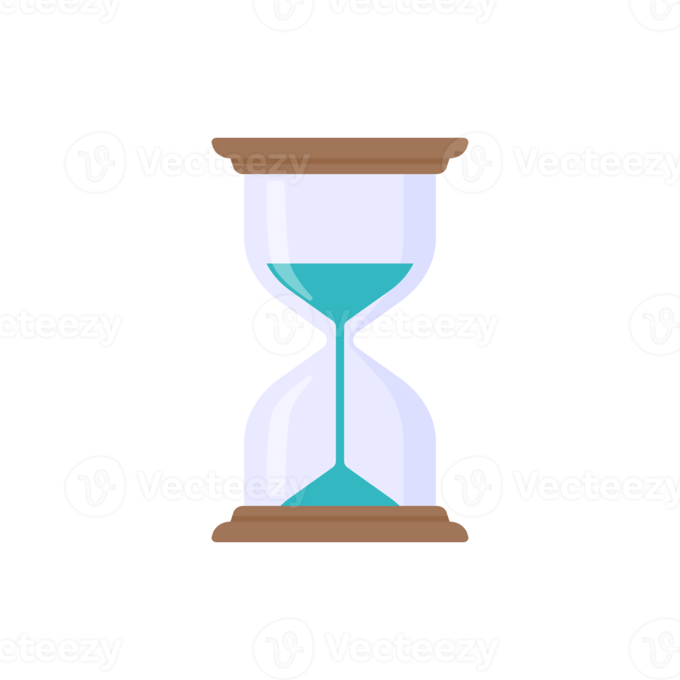 de timglas är löpning ut av tid. slutet av deadline png