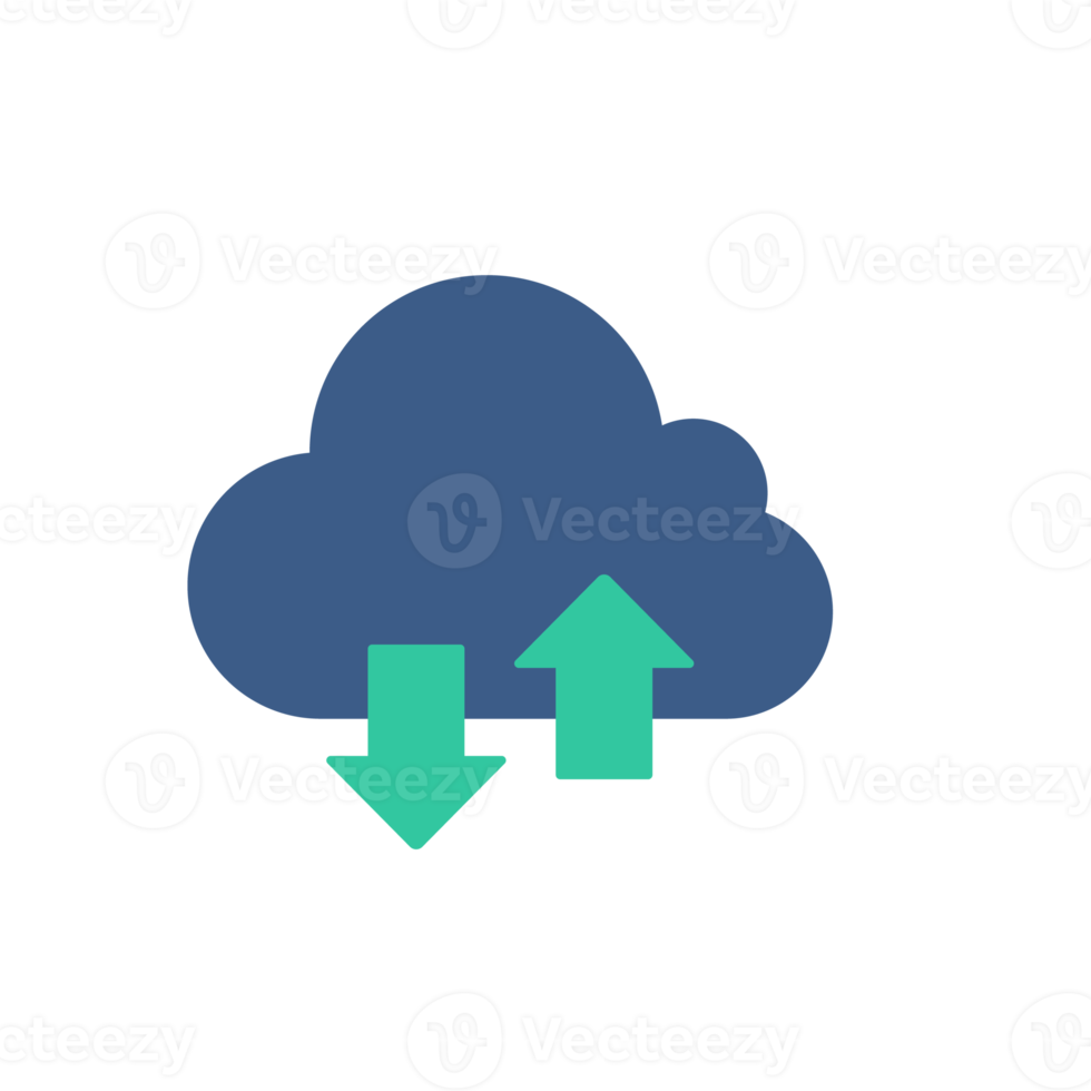 Cloud Computing. Sharing files through the cloud. Connecting to an online data server png
