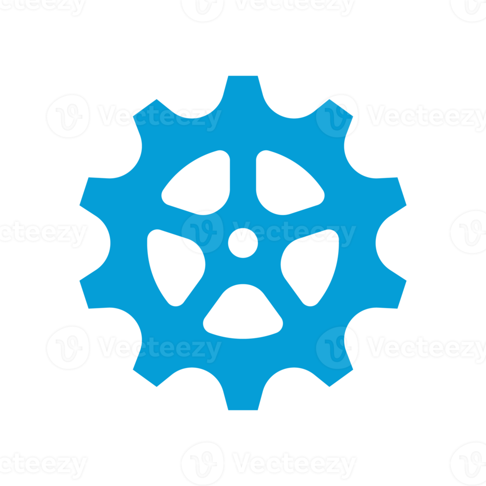 Gear wheel icon. Machine gear for setting Ideas to drive business forward through innovation. png