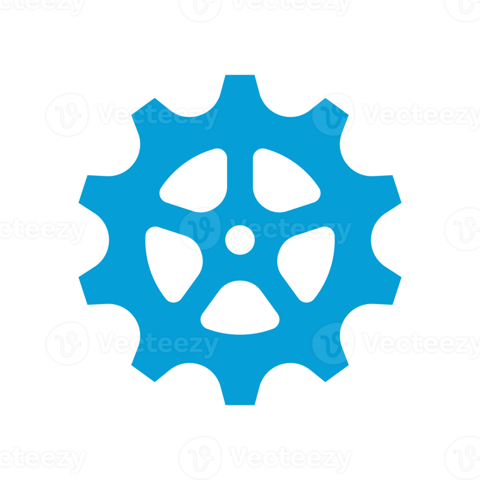 icône de roue dentée. équipement de machine pour définir des idées pour faire avancer les affaires grâce à l'innovation. png