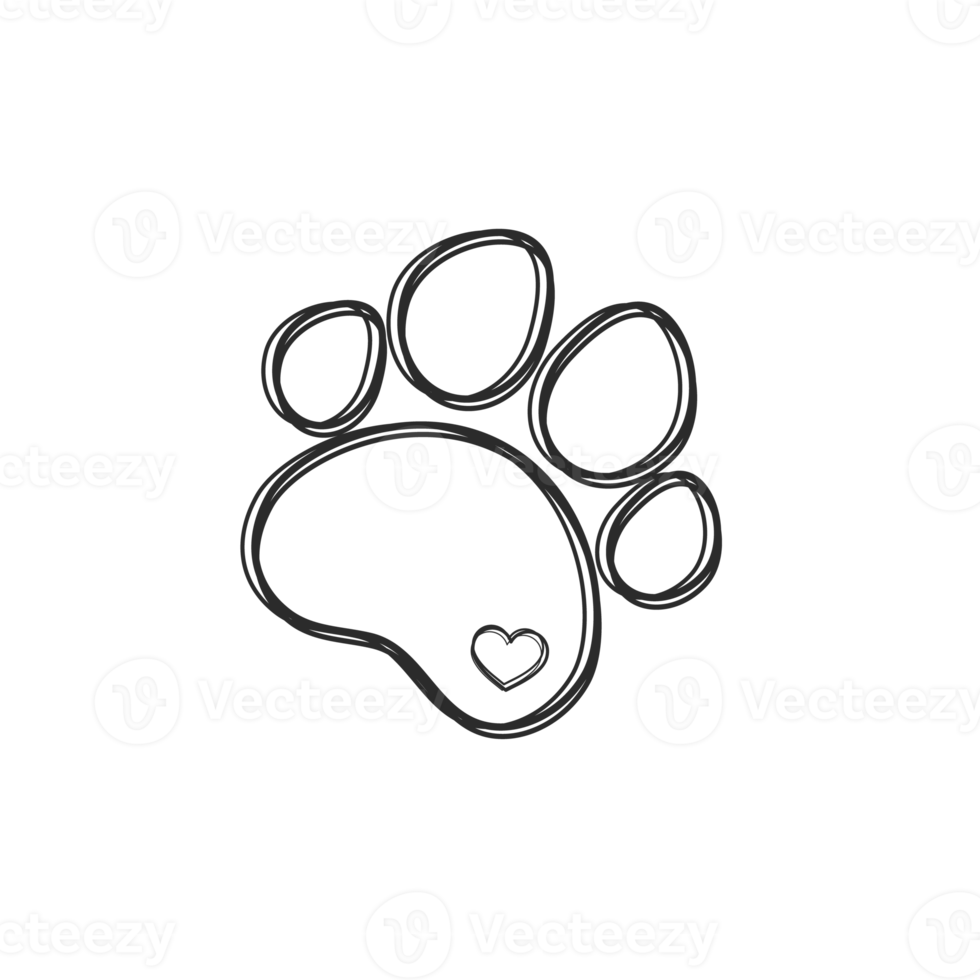 design loves dogs. Heart, bone and floating dog feet for pet supplies stores. png