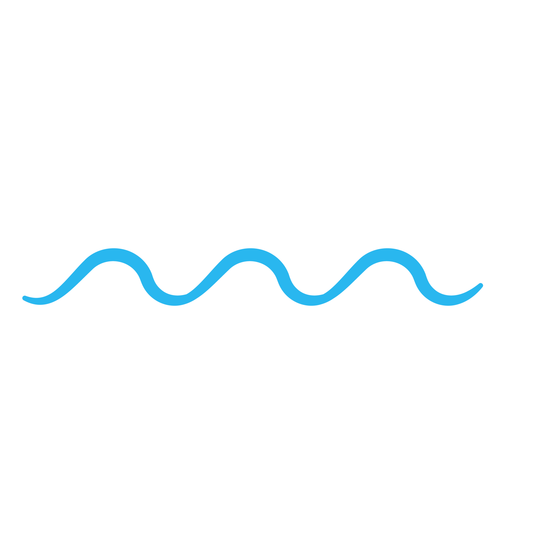 blue water wave line icon in the sea 14550717 PNG