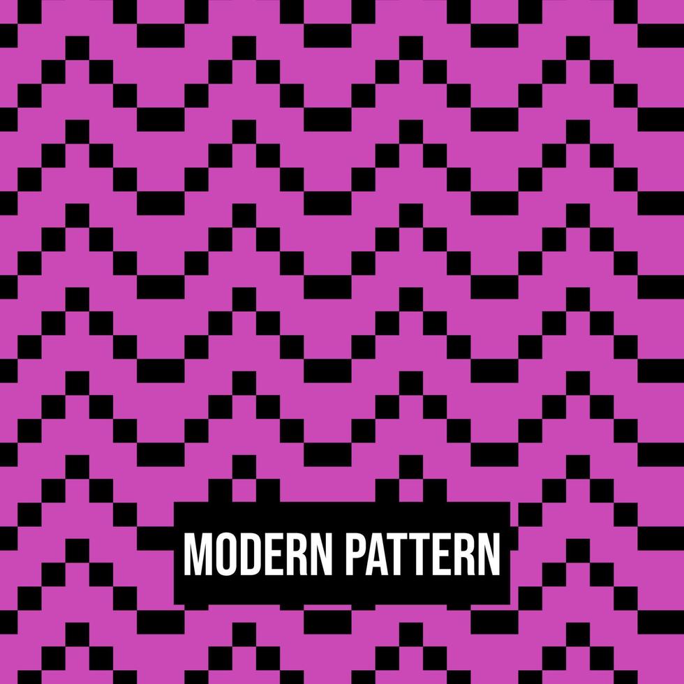 Abstract geometric pattern with pixels pattern seamless vector background. Purple and Black texture can be used in cover design, book design, poster, cd cover, flyer, website backgrounds or ads