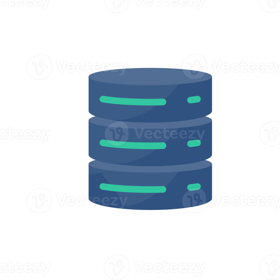A database for storing large data in the cloud. Mass sharing of information png