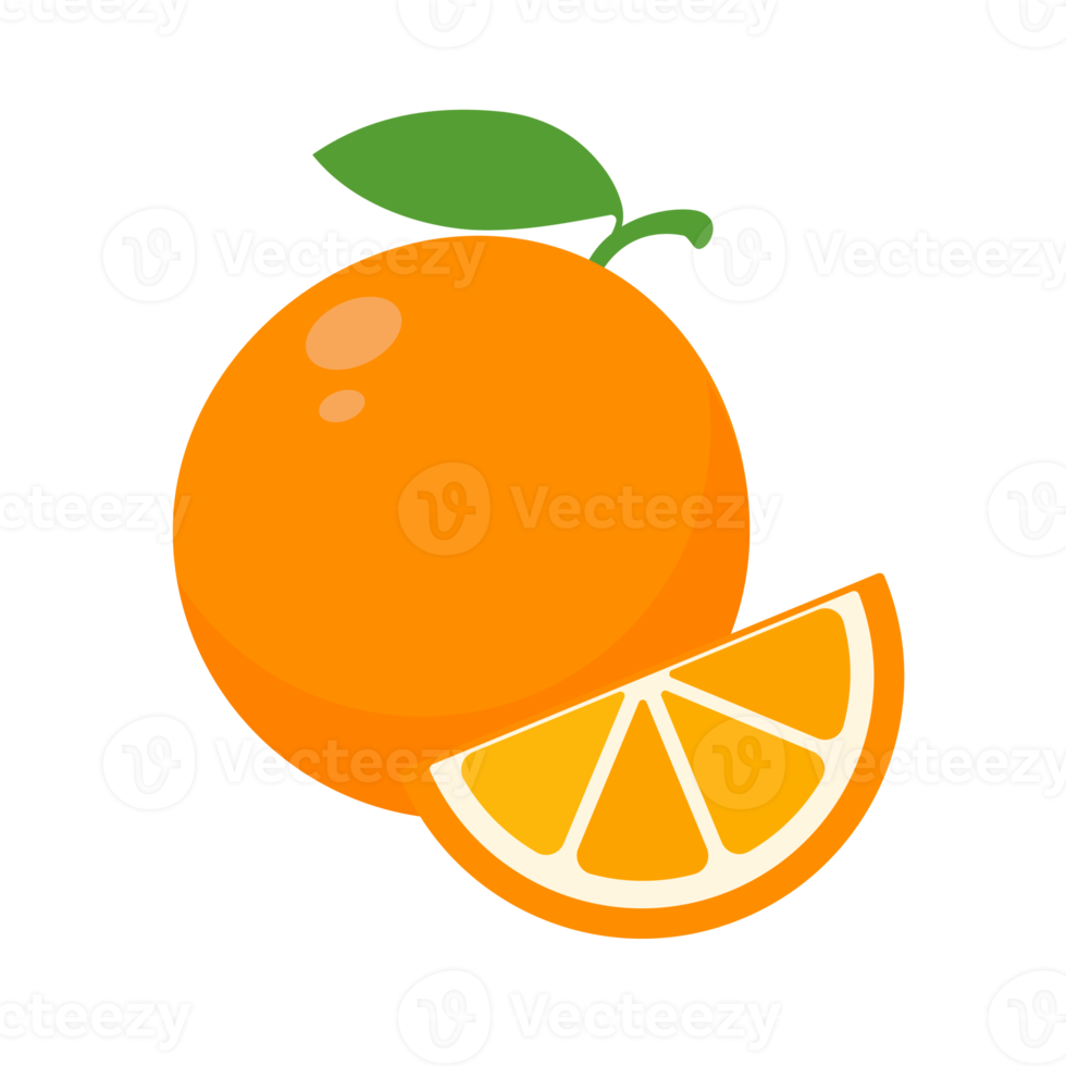 Sweet orange fruit. High vitamin oranges are sliced png