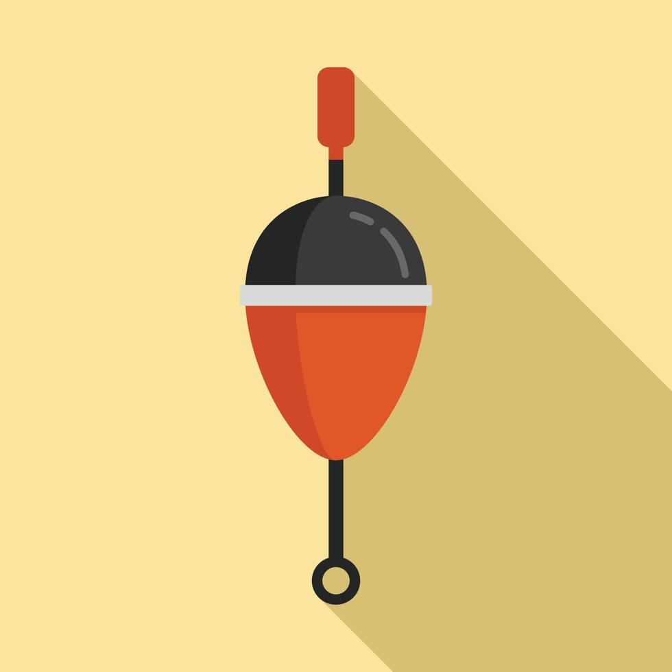 Bobber icon, flat style vector