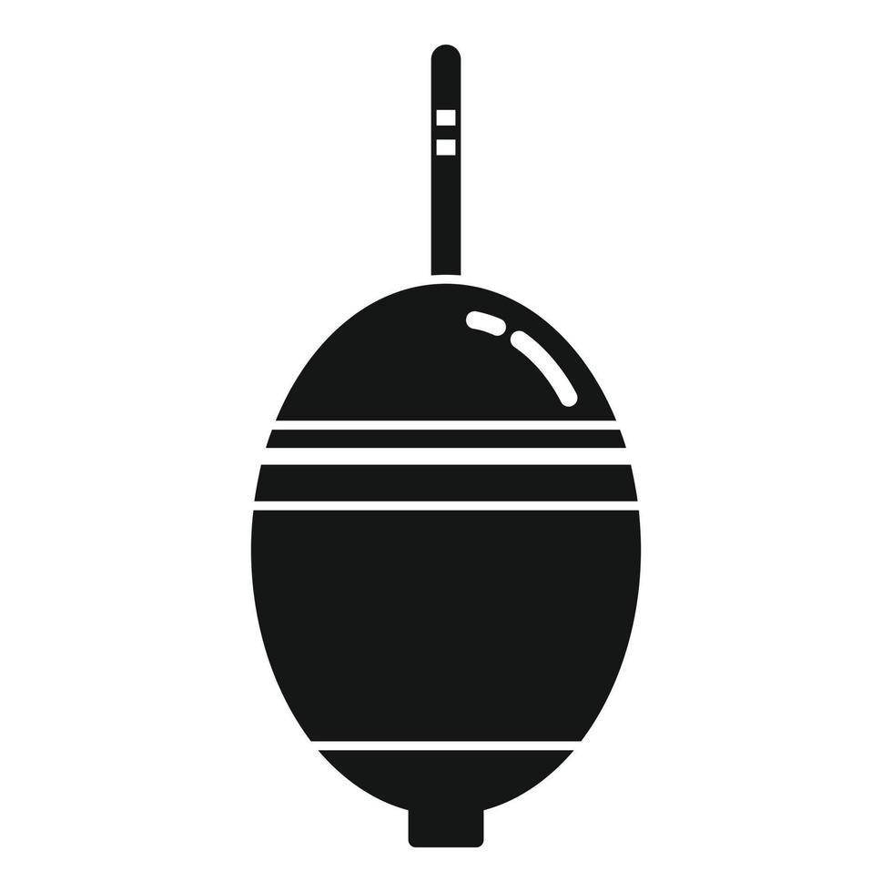 Bobber activity icon, simple style vector