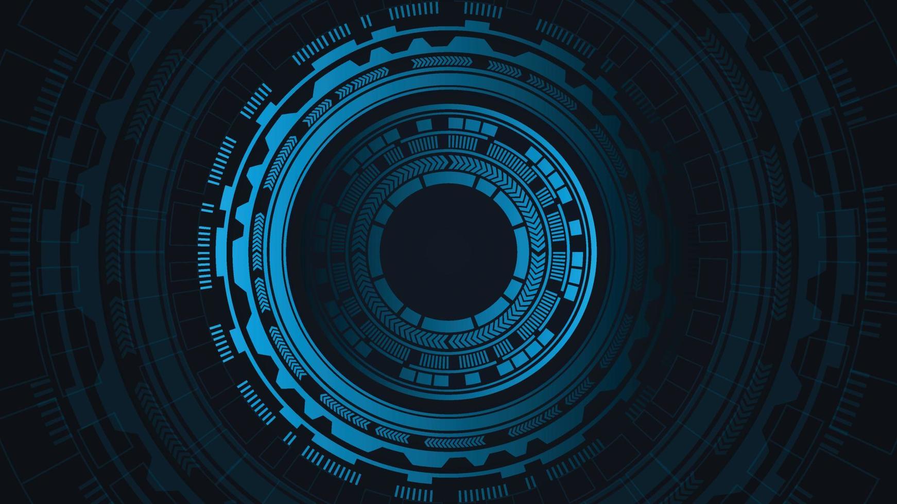 Digital circuit technology. Hi-tech communication concept futuristic digital innovation background vector illustration