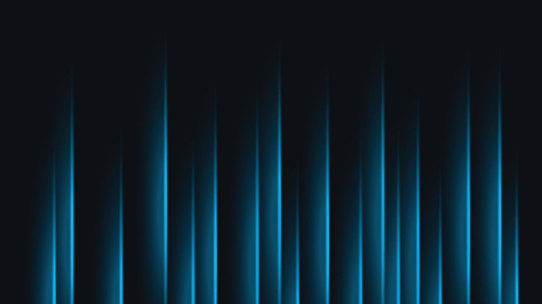 líneas de rayas con luz azul, tecnología de fondo futurista líneas de rayas con efecto de luz sobre fondo azul. vector