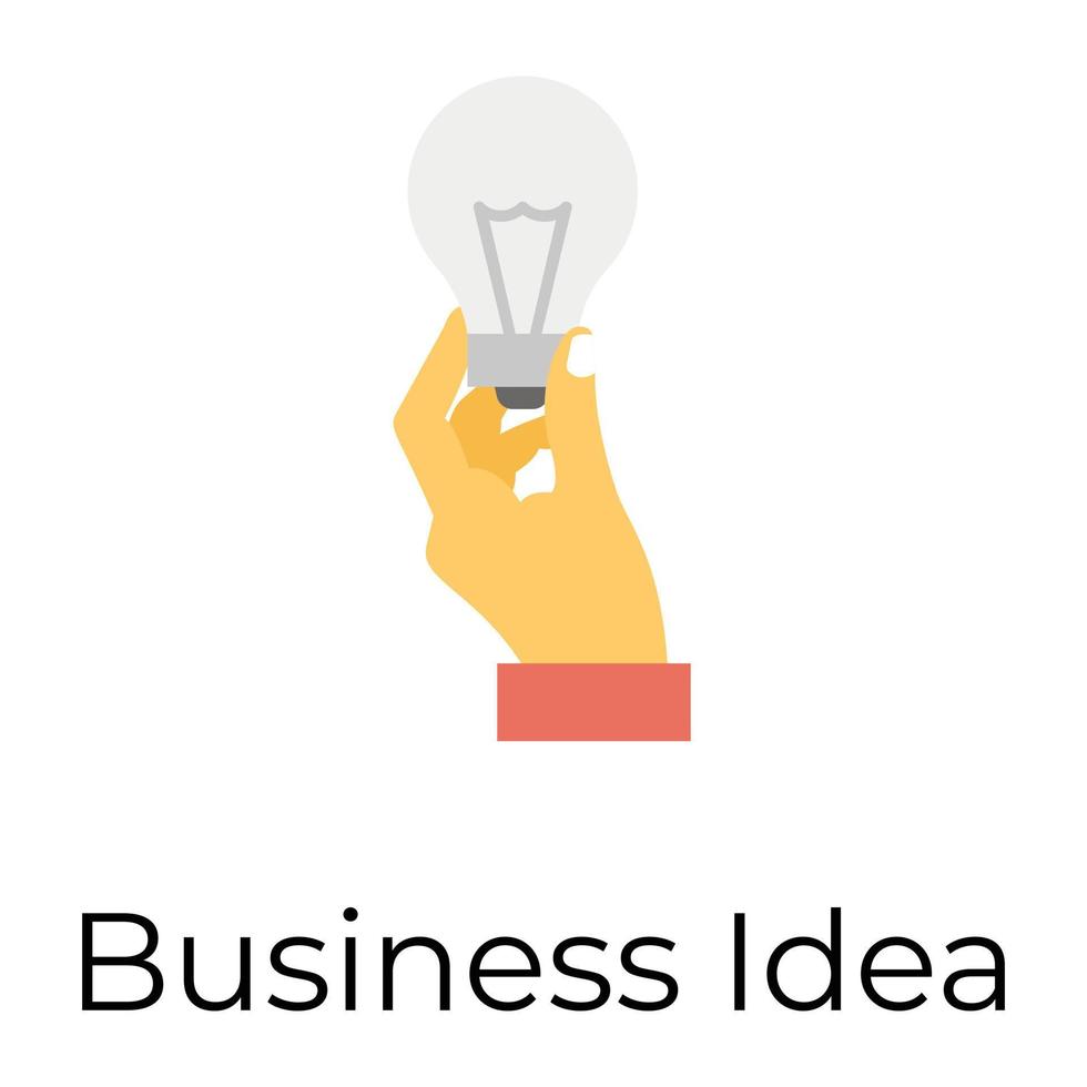 Trendy Business Idea vector