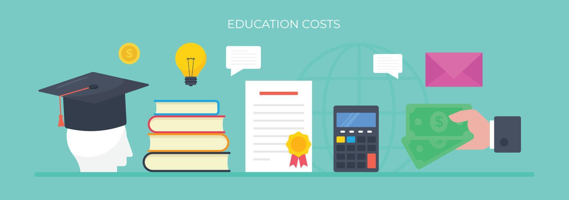 Trendy Education Cost vector