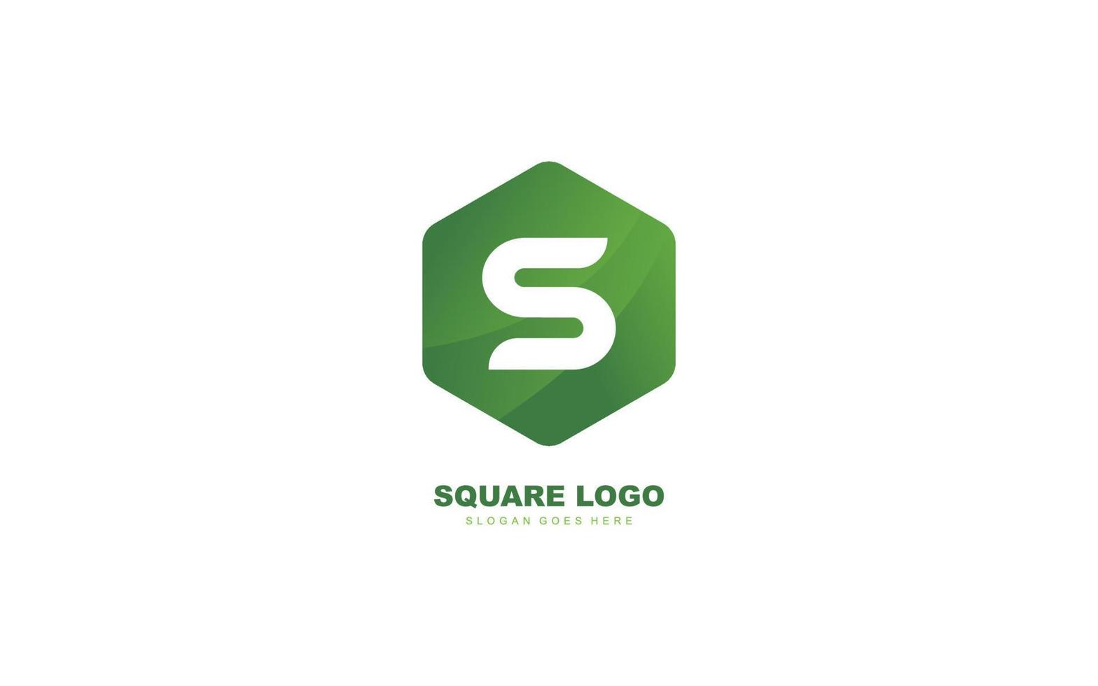 S logo shape for identity. letter template vector illustration for your brand.
