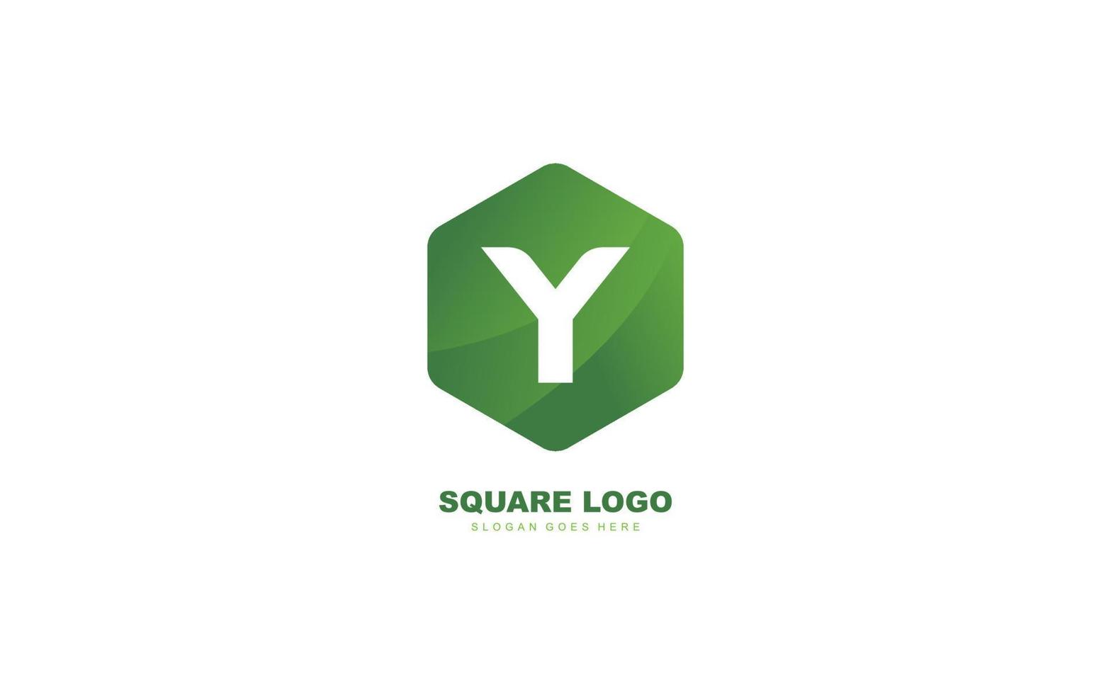 Y logo shape for identity. letter template vector illustration for your brand.